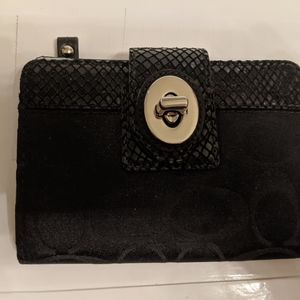 Black Coach wallet